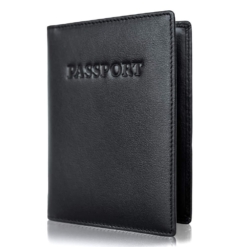Leather Passport Cover - Monogrammed