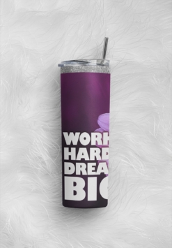 Stainless Steel Tumbler - 20oz - Dream Big