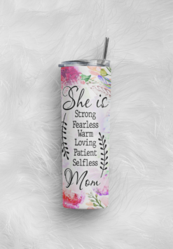 Stainless Steel Tumbler - She Is Mom